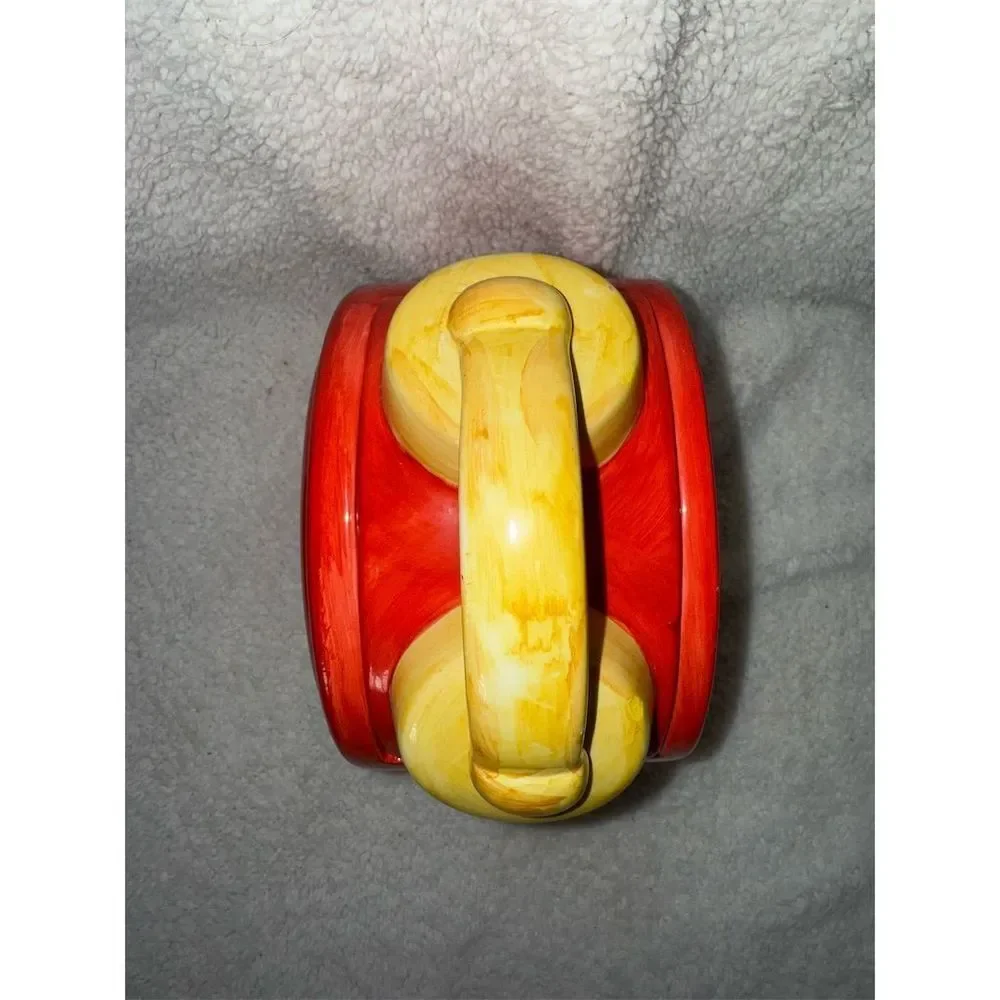 Vintage Enesco Alarm Clock Cookie Jar Multicolor Collectible 1994 no chips‎